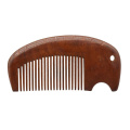 Wholesale Customized Logo Pocket Size Hair Comb Natural Peach Wood Beard Comb for Salon Travel